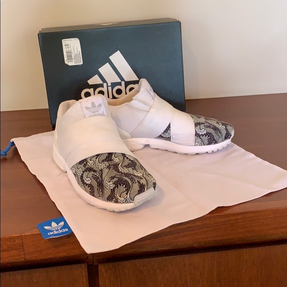 Adidas mi ZX Flux slip on custom sneaker